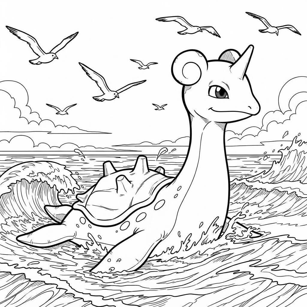 Malvorlage Lapras