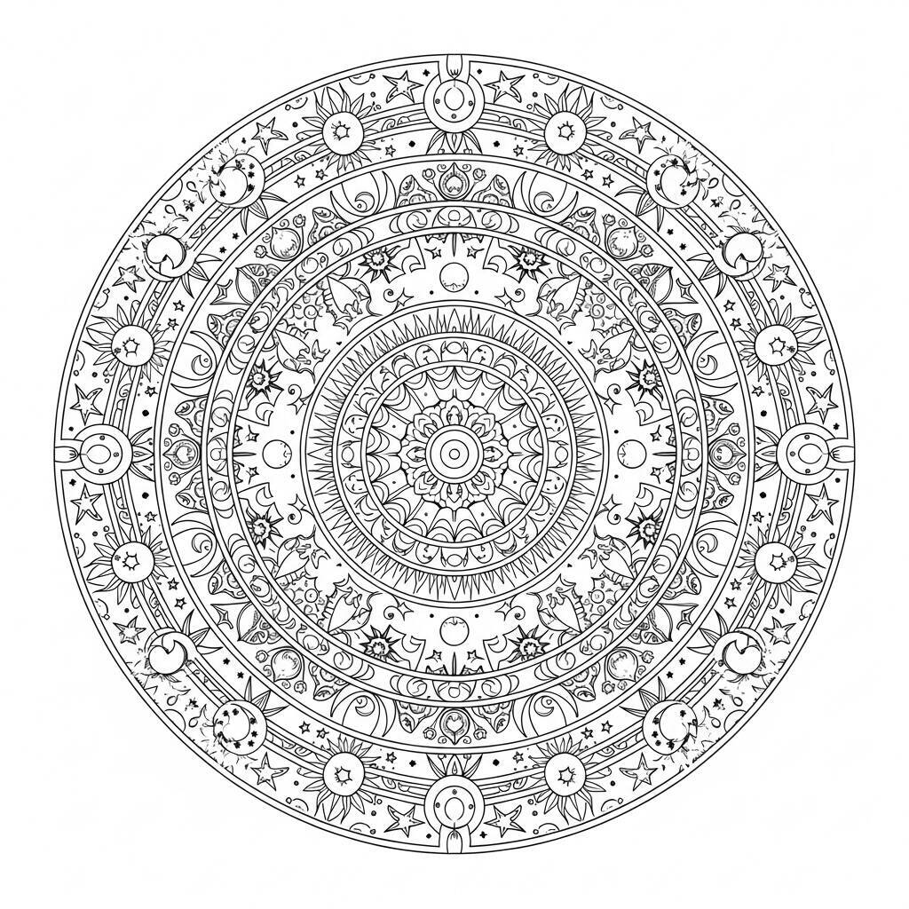 Stern-Mandala-Malseite