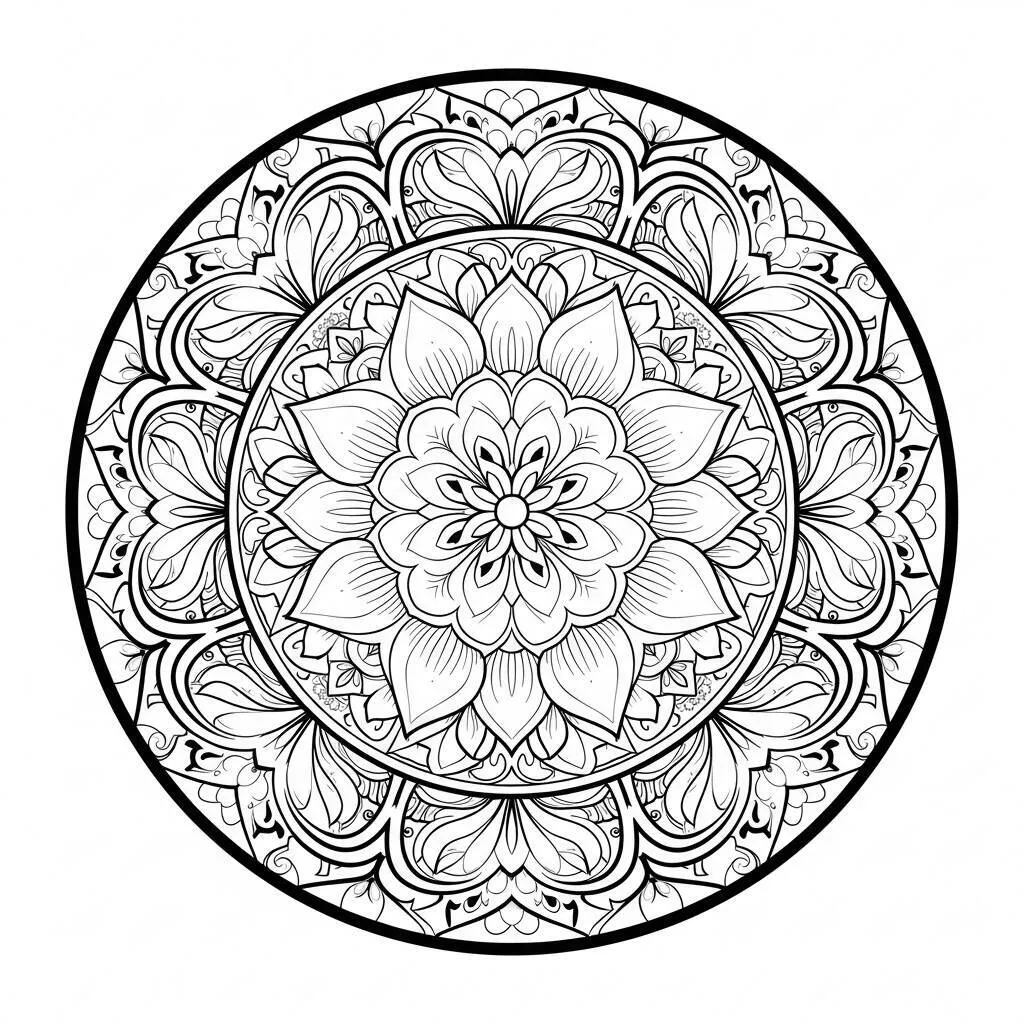 Desenho-de-Mandalas-para-Adultos-para-Colorir Desenho de Mandalas para Adultos para Colorir