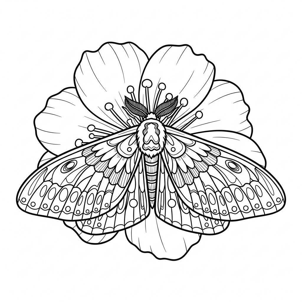 Desenho de Mariposa para Colorir