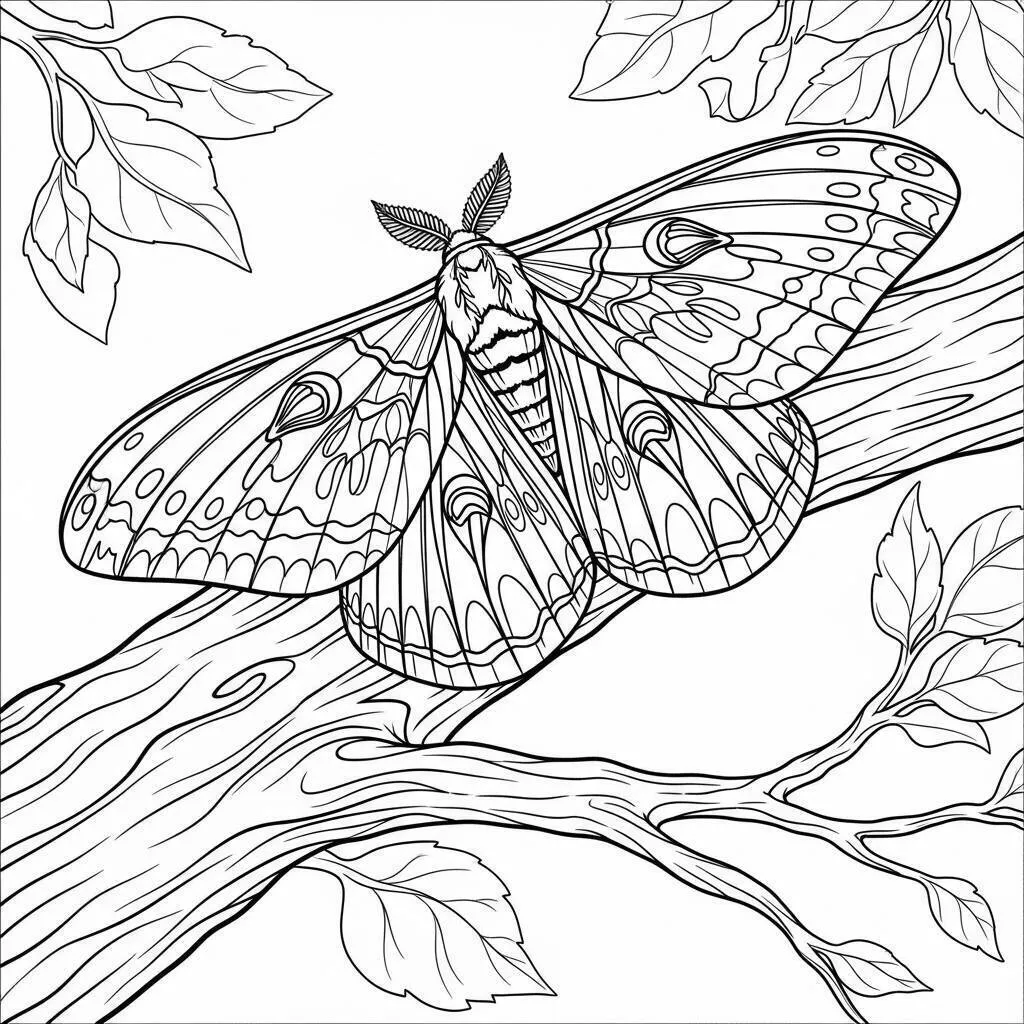 Desenho de Mariposa para Colorir