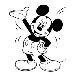 Desenho de Mickey Mouse para Colorir