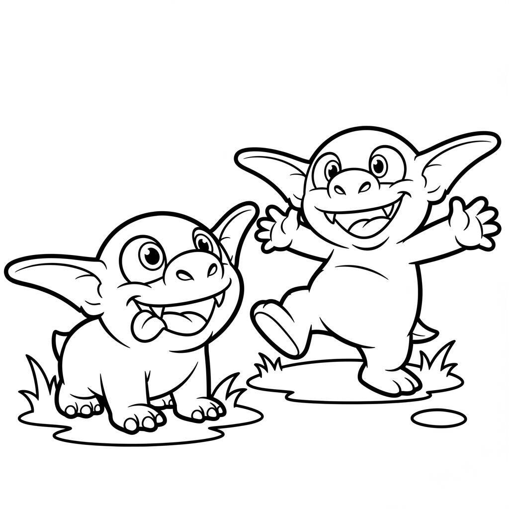 Coloriage Moblins