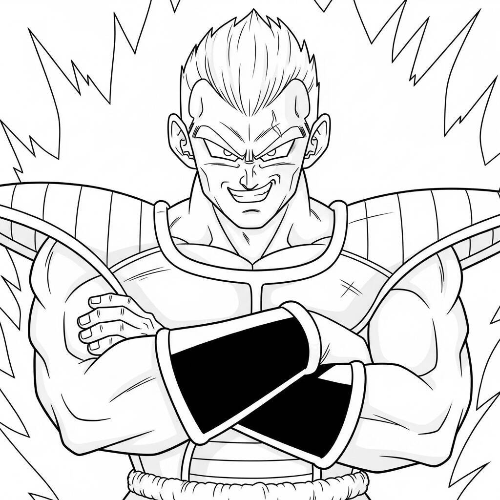 Desenho de Nappa para Colorir