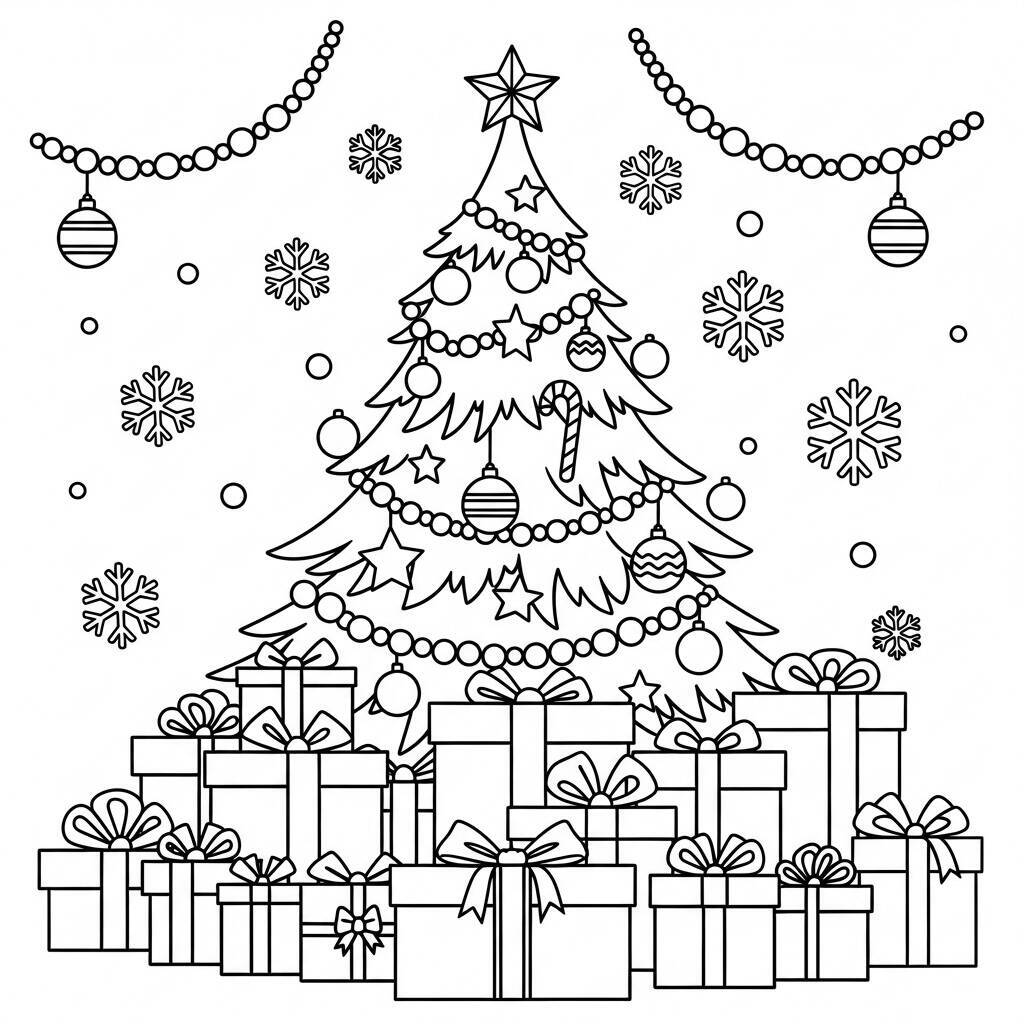 Desenho de Natal para Colorir