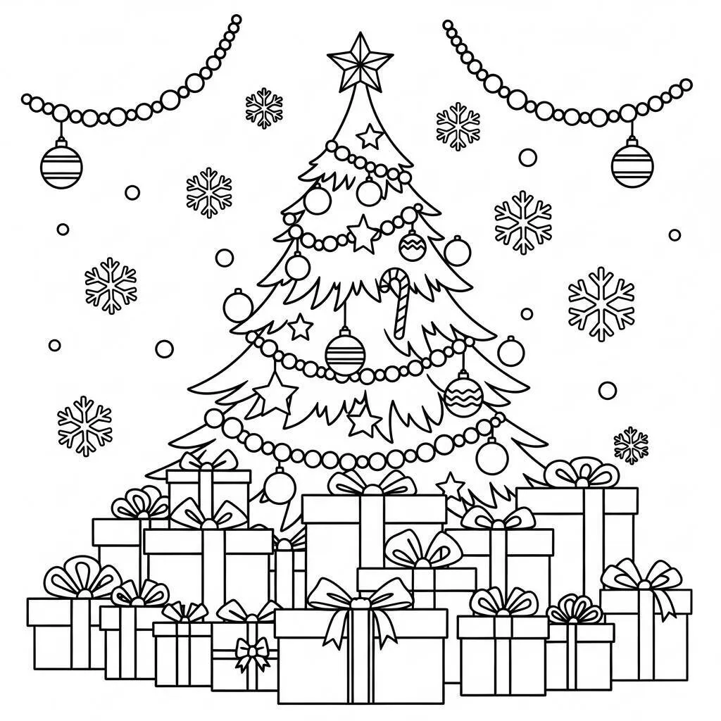Desenho de Natal para Colorir