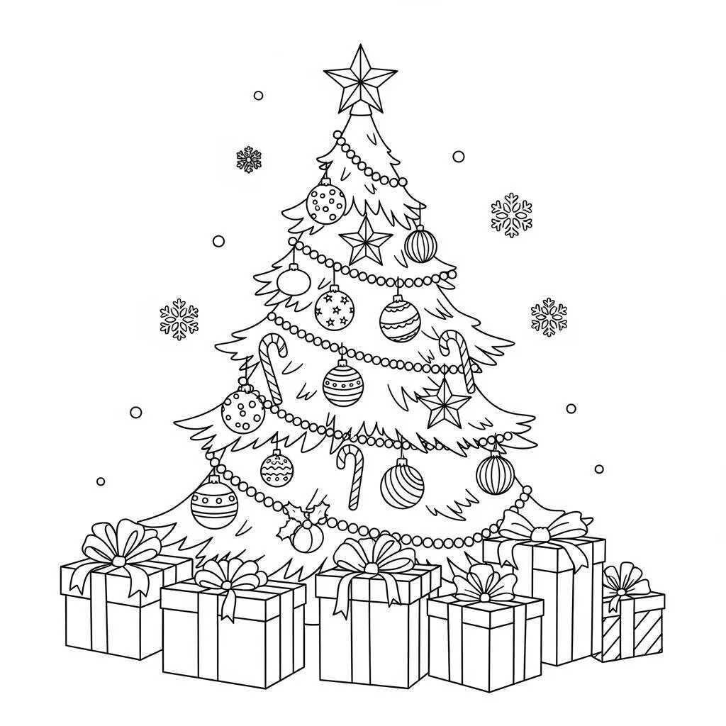 Desenho de Natal para Colorir