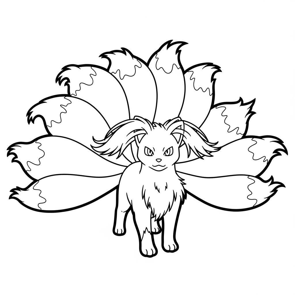 Ausmalbilder Ninetales