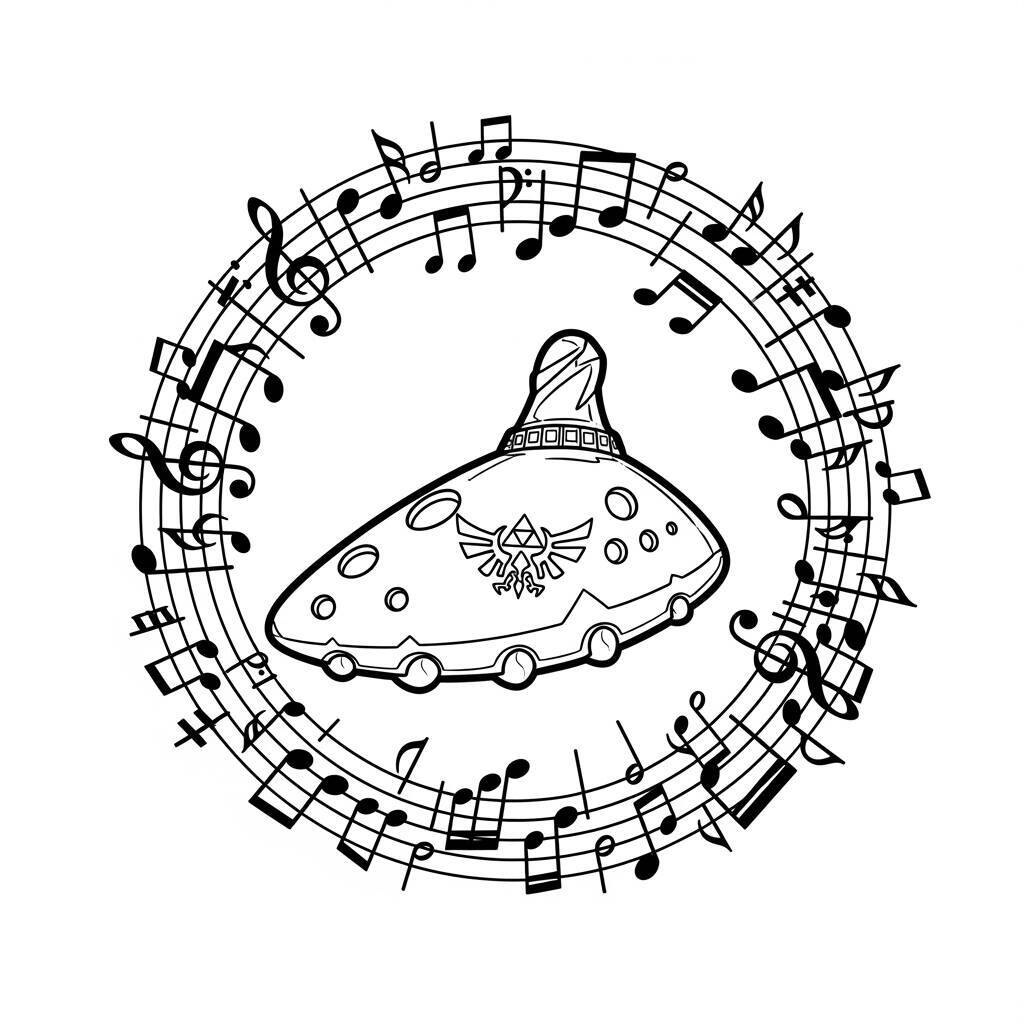 Coloriage Ocarina du temps