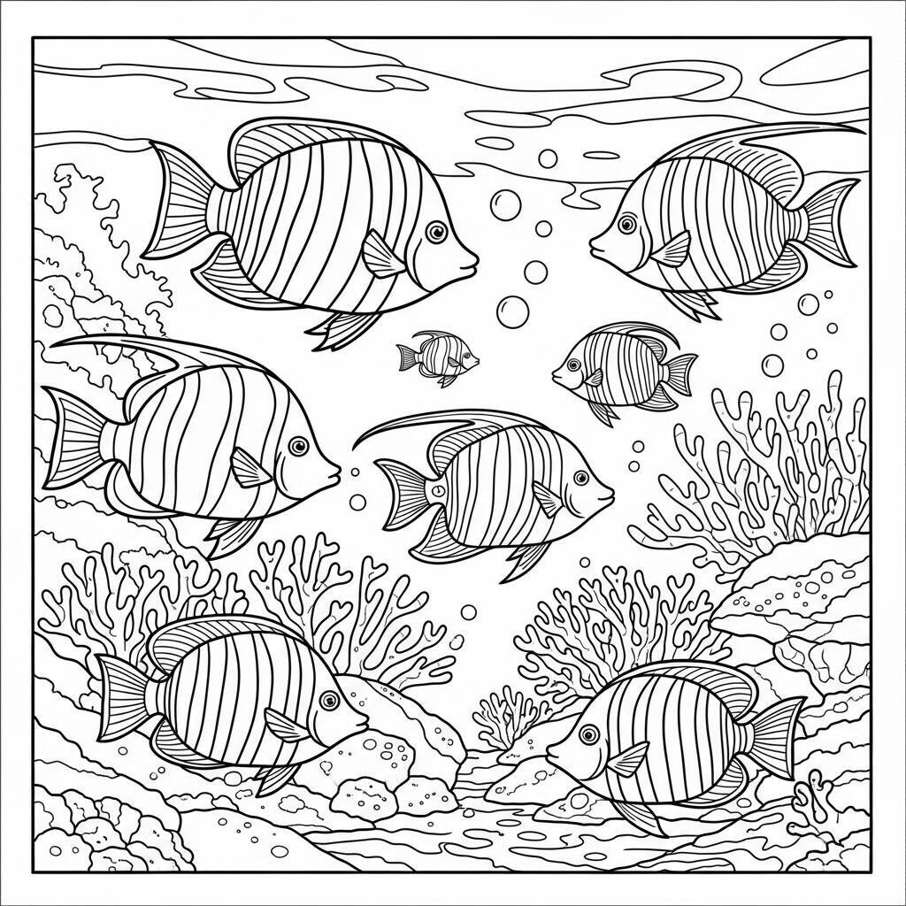 Fish Coloring Page