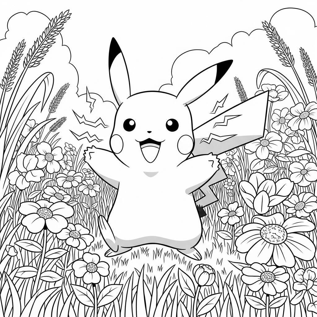 Pikachu-Malseite