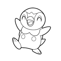 Desenho de Piplup para Colorir