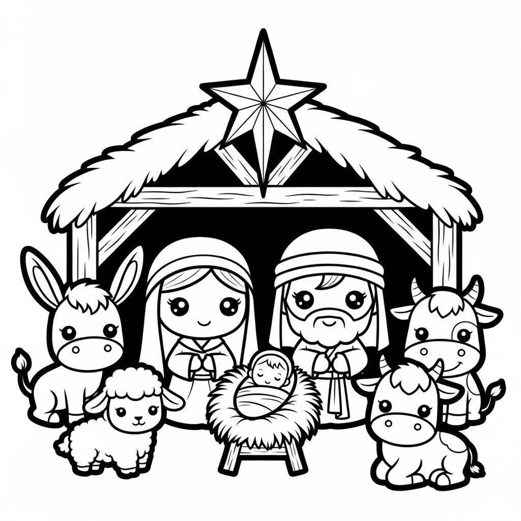 Kawaii-Krippen-Malseite