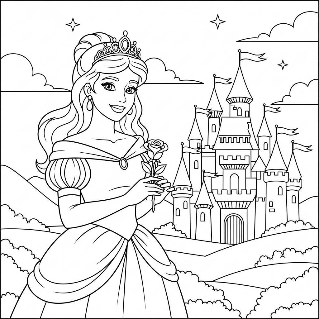 Princess Coloring Pages