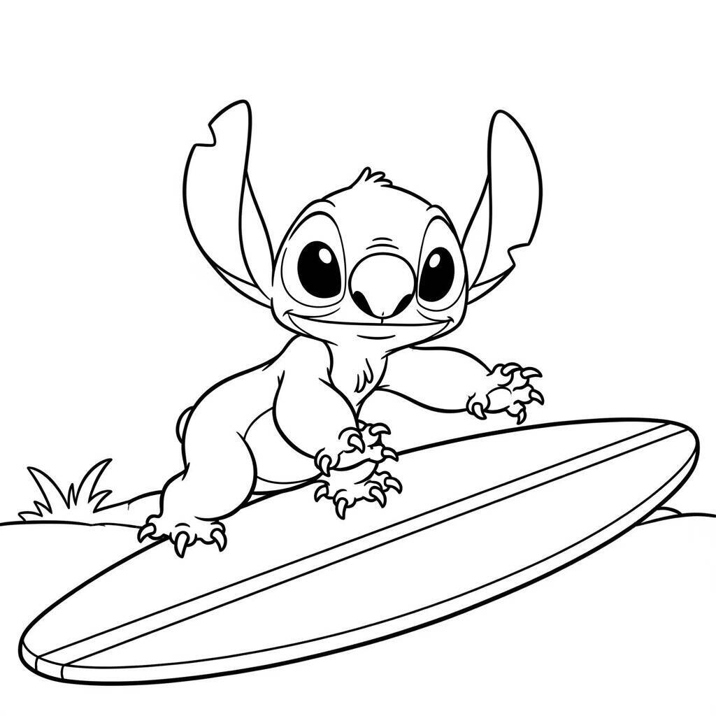 Desenho de Stitch para Colorir