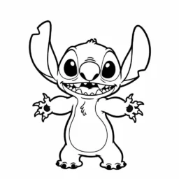 Desenho de Stitch para Crianças para Colorir