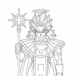 Zamasu Página Para Colorear