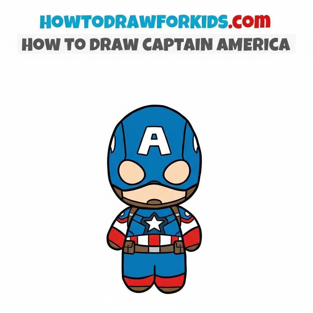 Desenho de um super-herói fofo para colorir