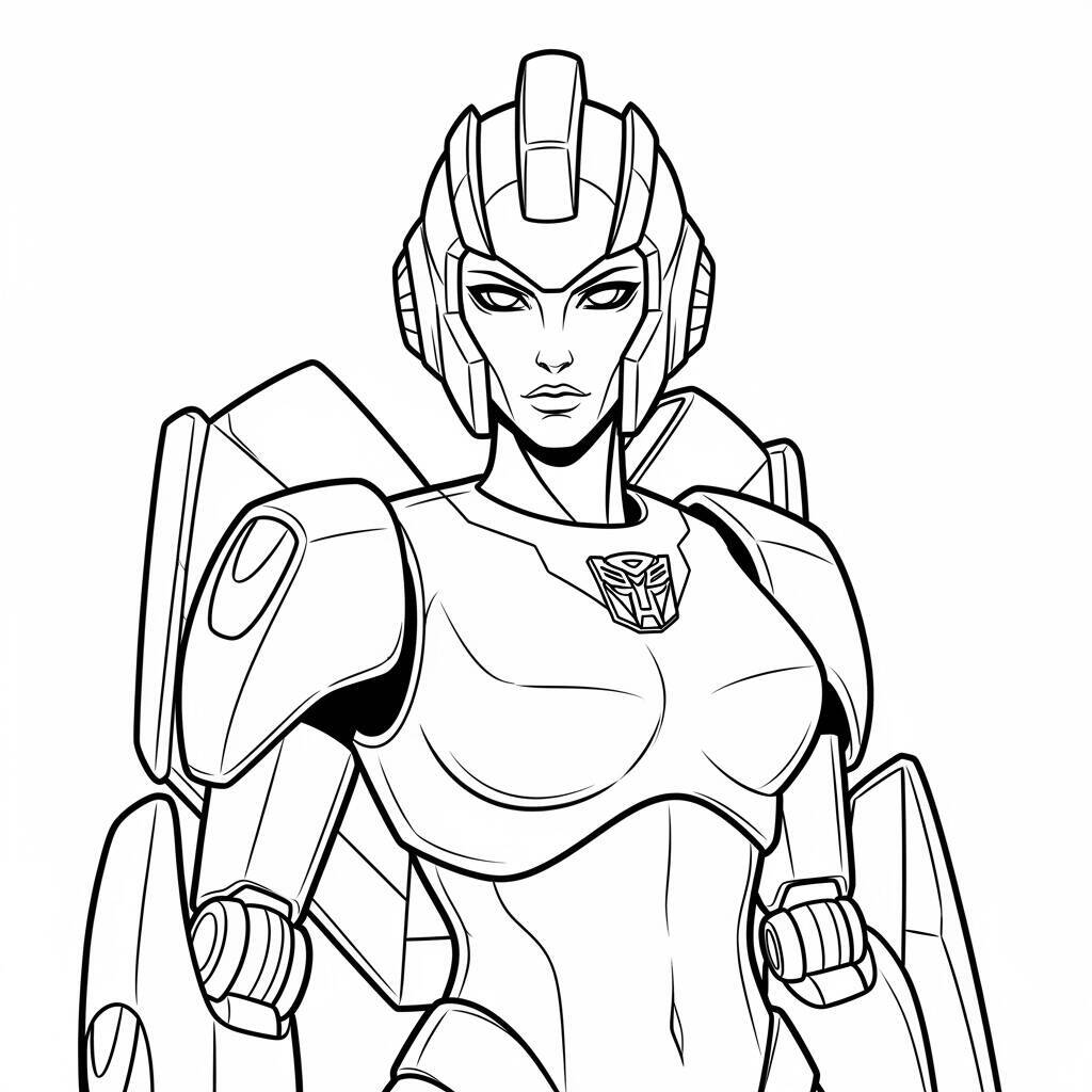 Coloriage Arcee
