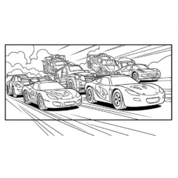 Desenho do Carros do Toy Story para Colorir