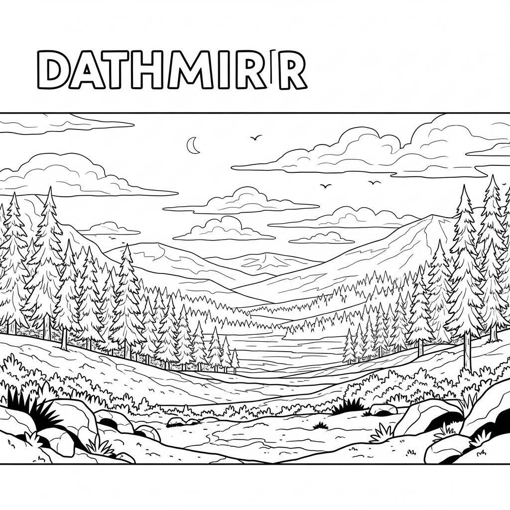 Desenho do Dathomir para Colorir