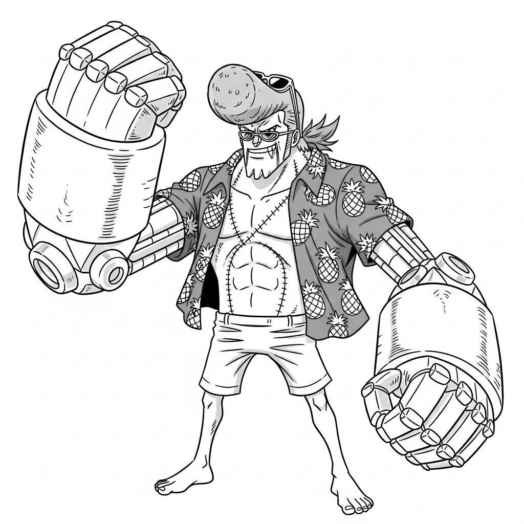 Coloriage Franky