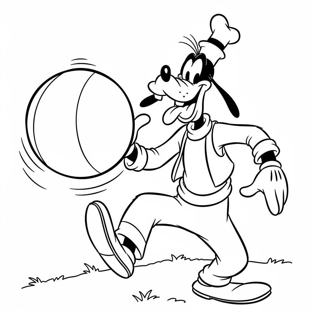 Desenho do Goofy para Colorir