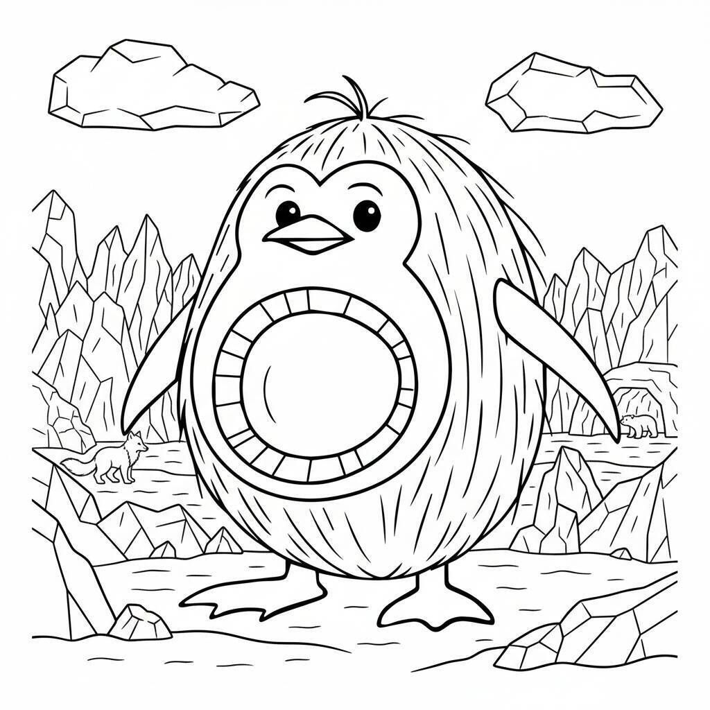 Desenho do Italian Brainrot para colorir