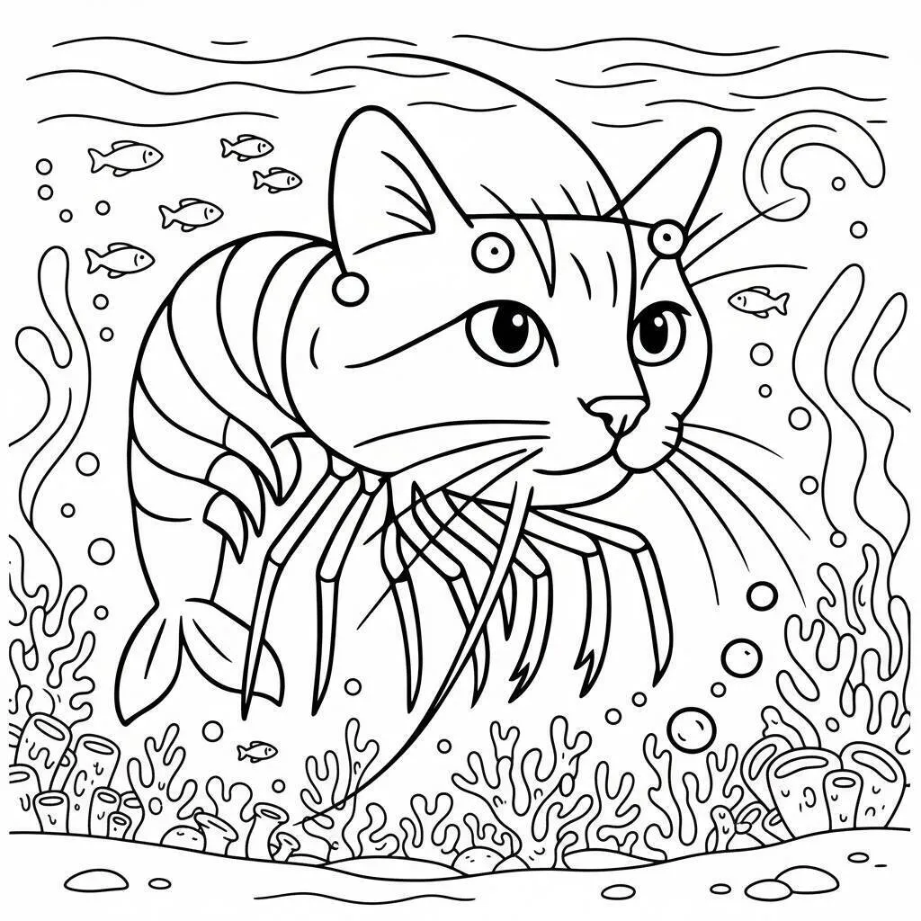 Desenho do Italian Brainrot para colorir