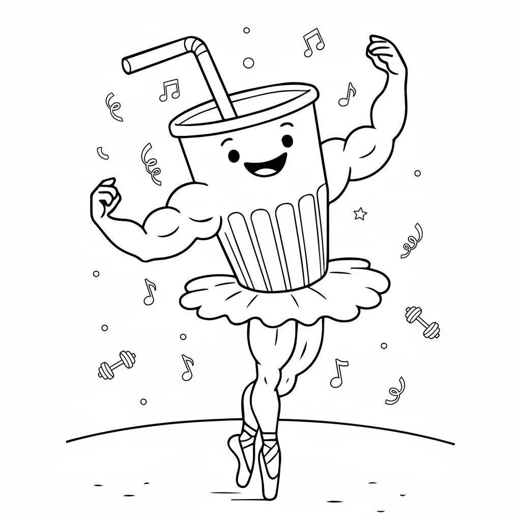 Desenho do Italian Brainrot para colorir