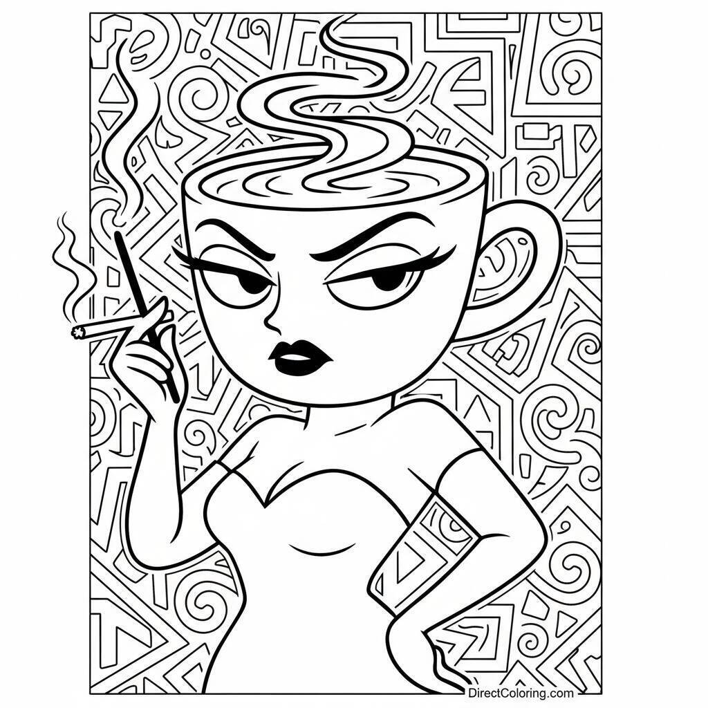 Desenho do Italian Brainrot para colorir