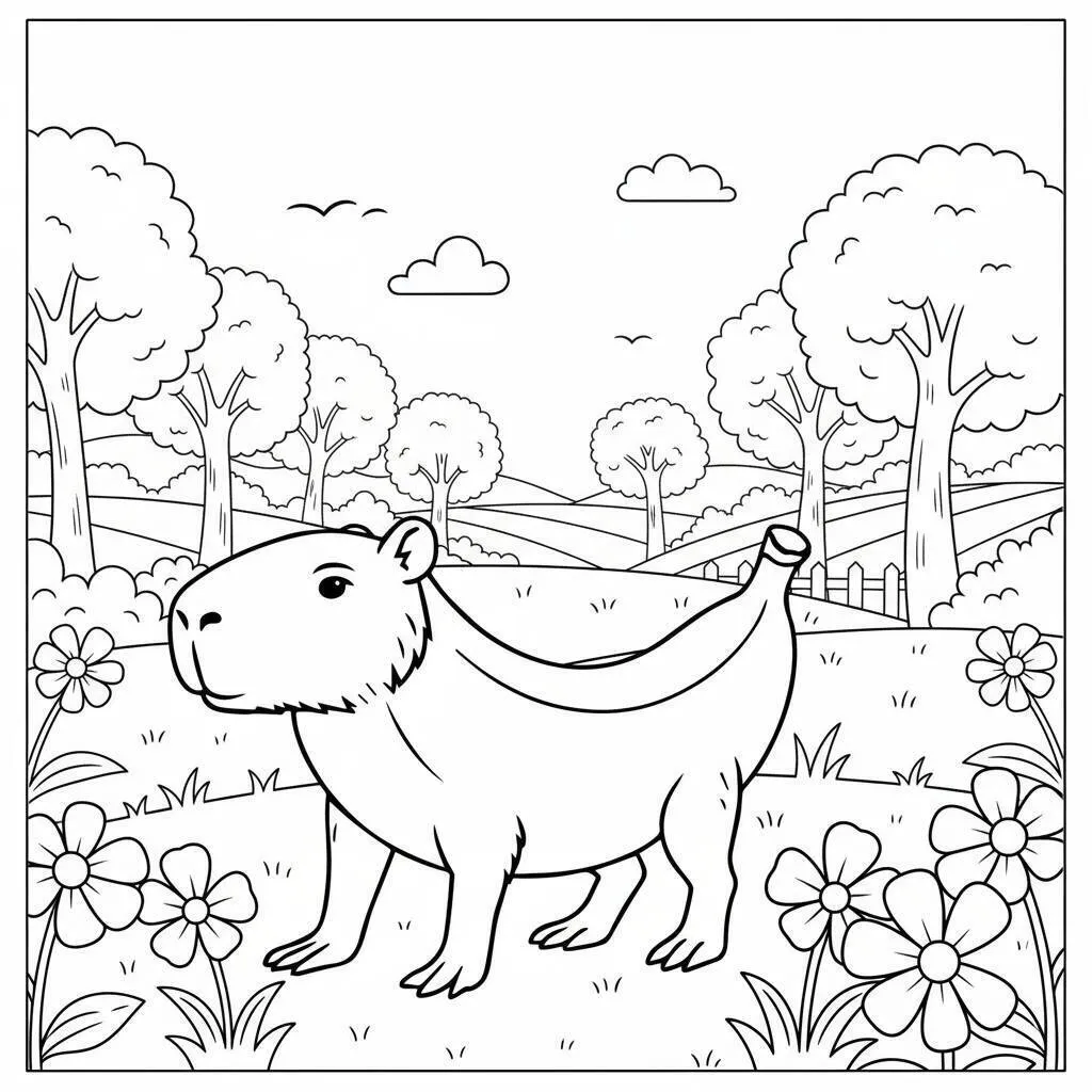 Desenho do Italian Brainrot para colorir