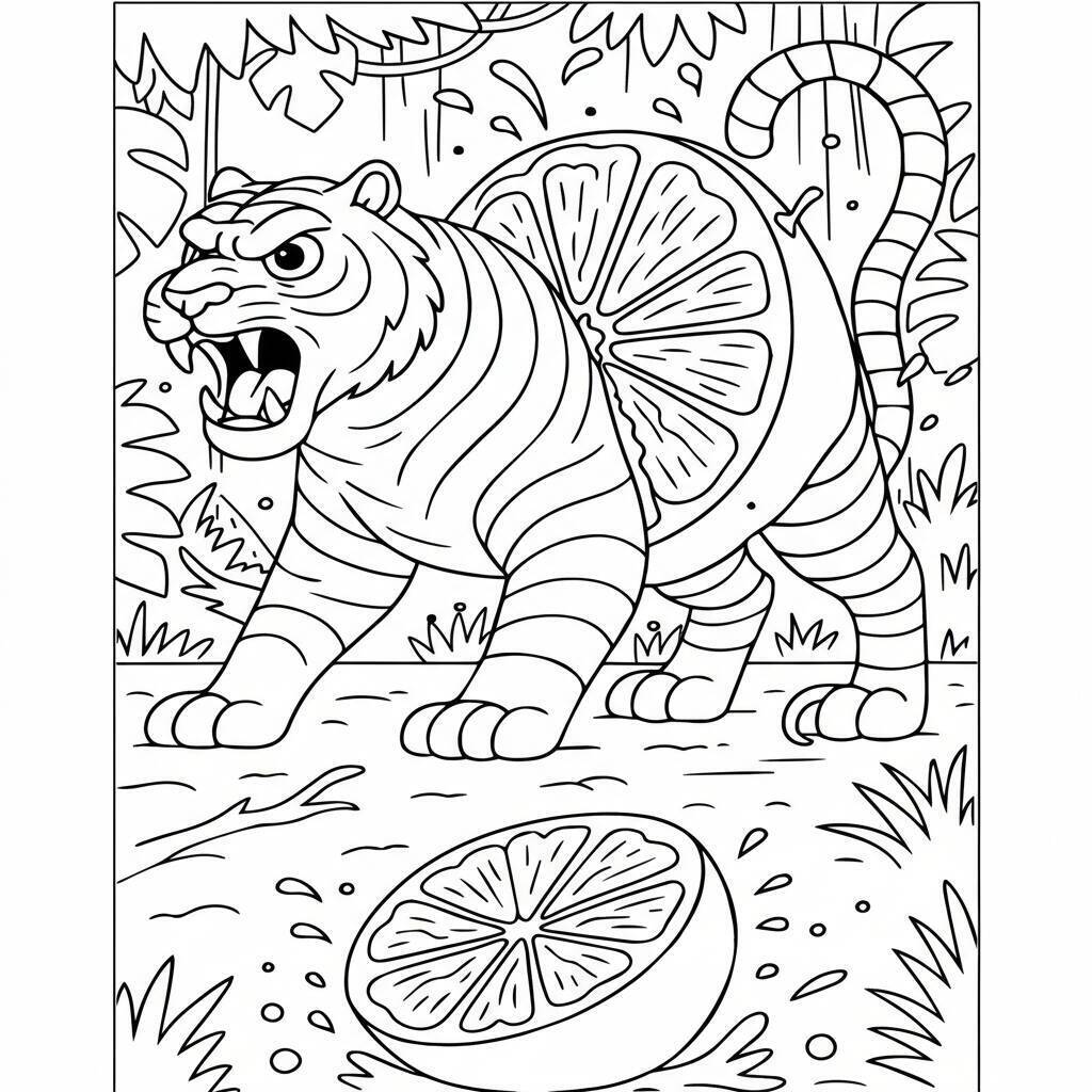 Desenho do Italian Brainrot para colorir