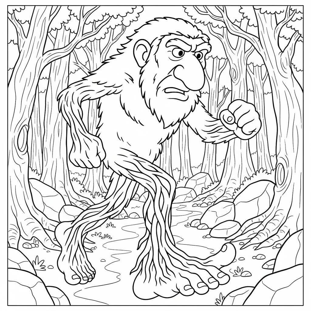 Desenho do Italian Brainrot para colorir