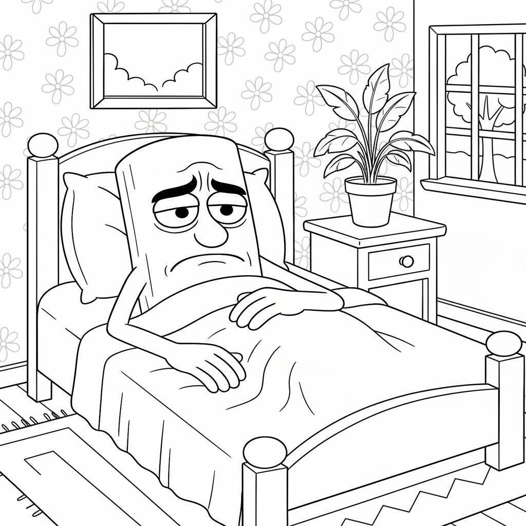 Desenho do Italian Brainrot para colorir