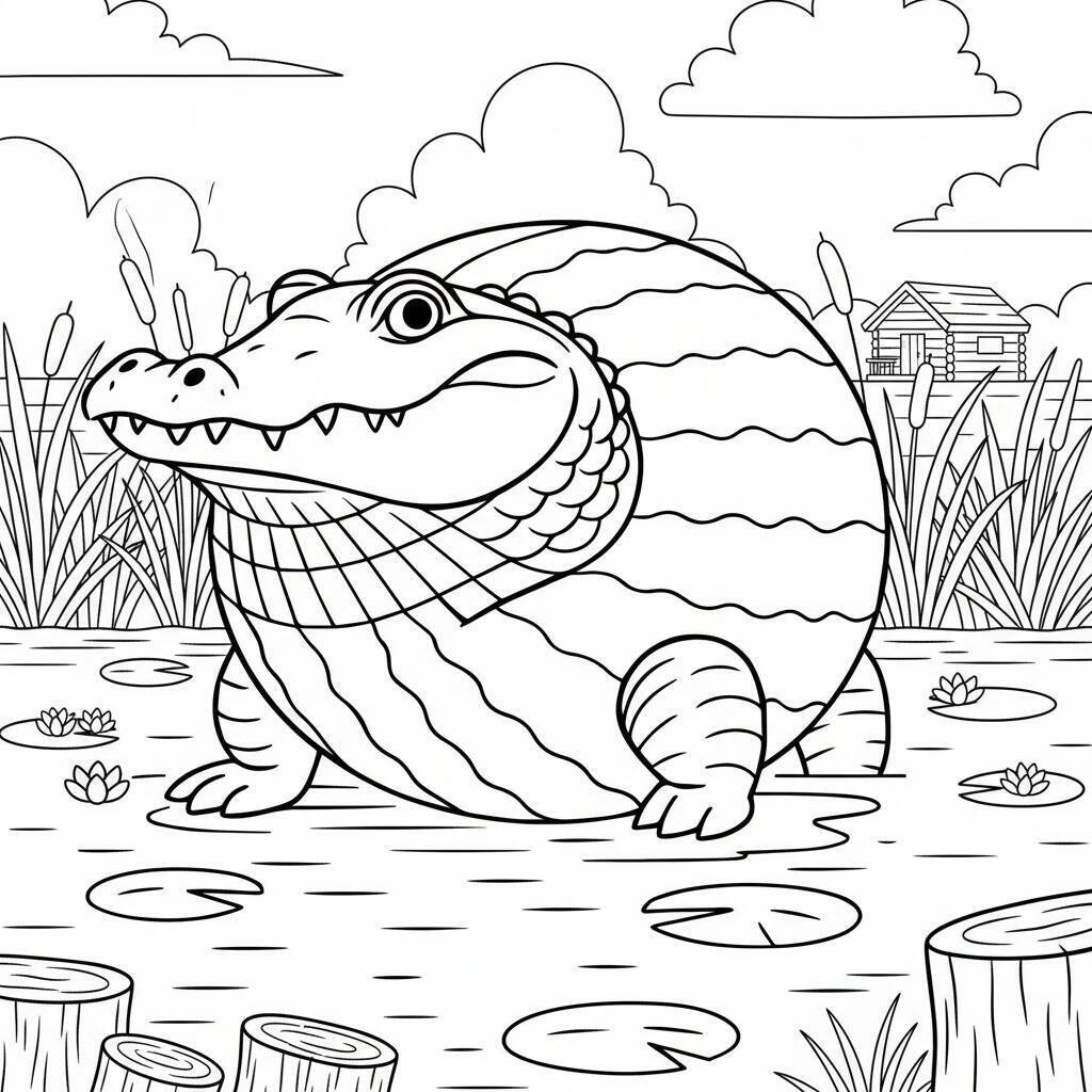 Desenho do Italian Brainrot para colorir
