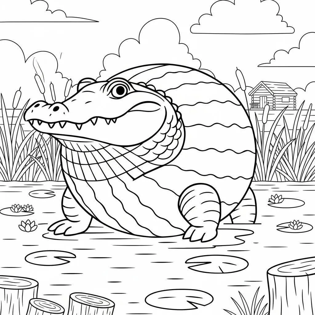 Desenho do Italian Brainrot para colorir