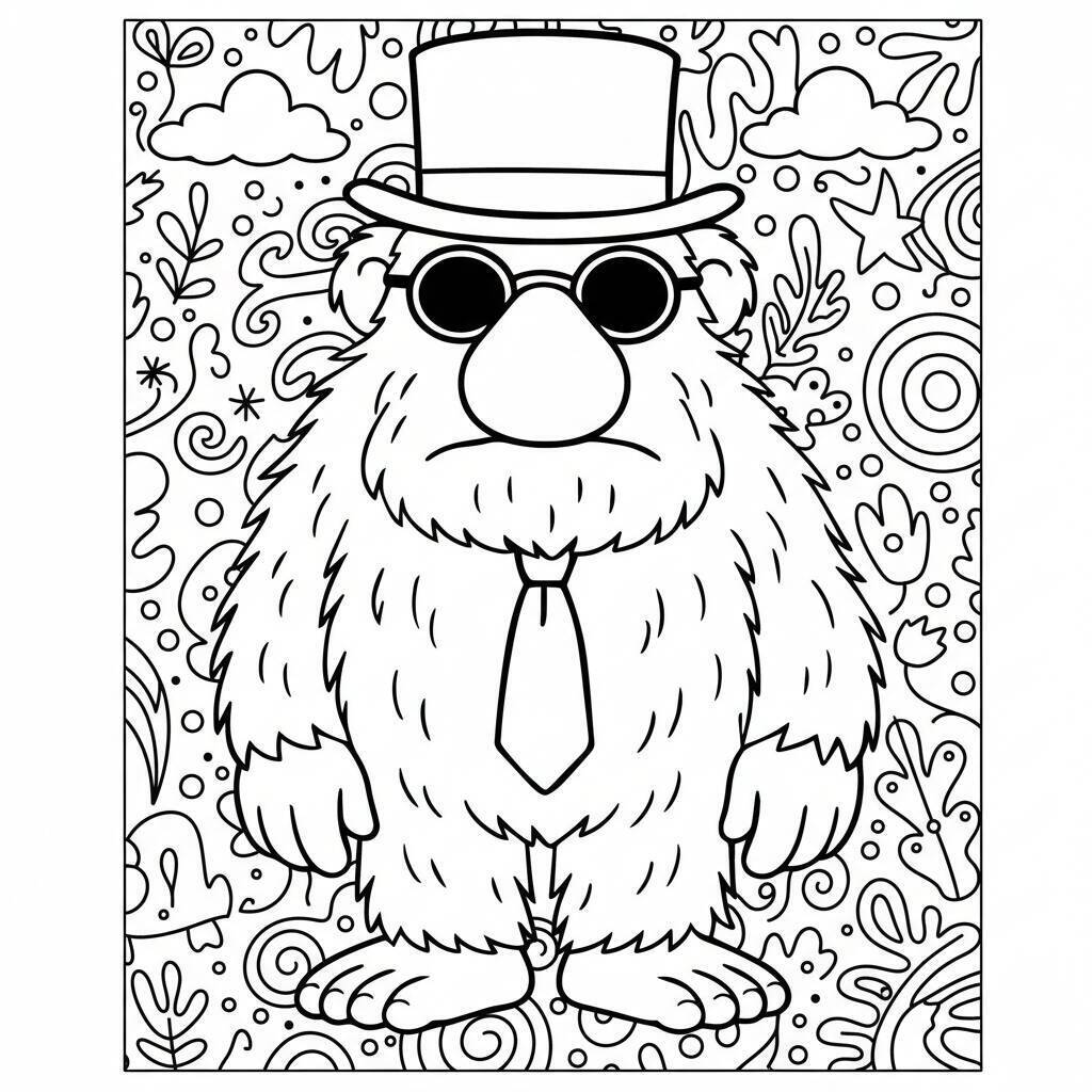 Desenho do Italian Brainrot para colorir
