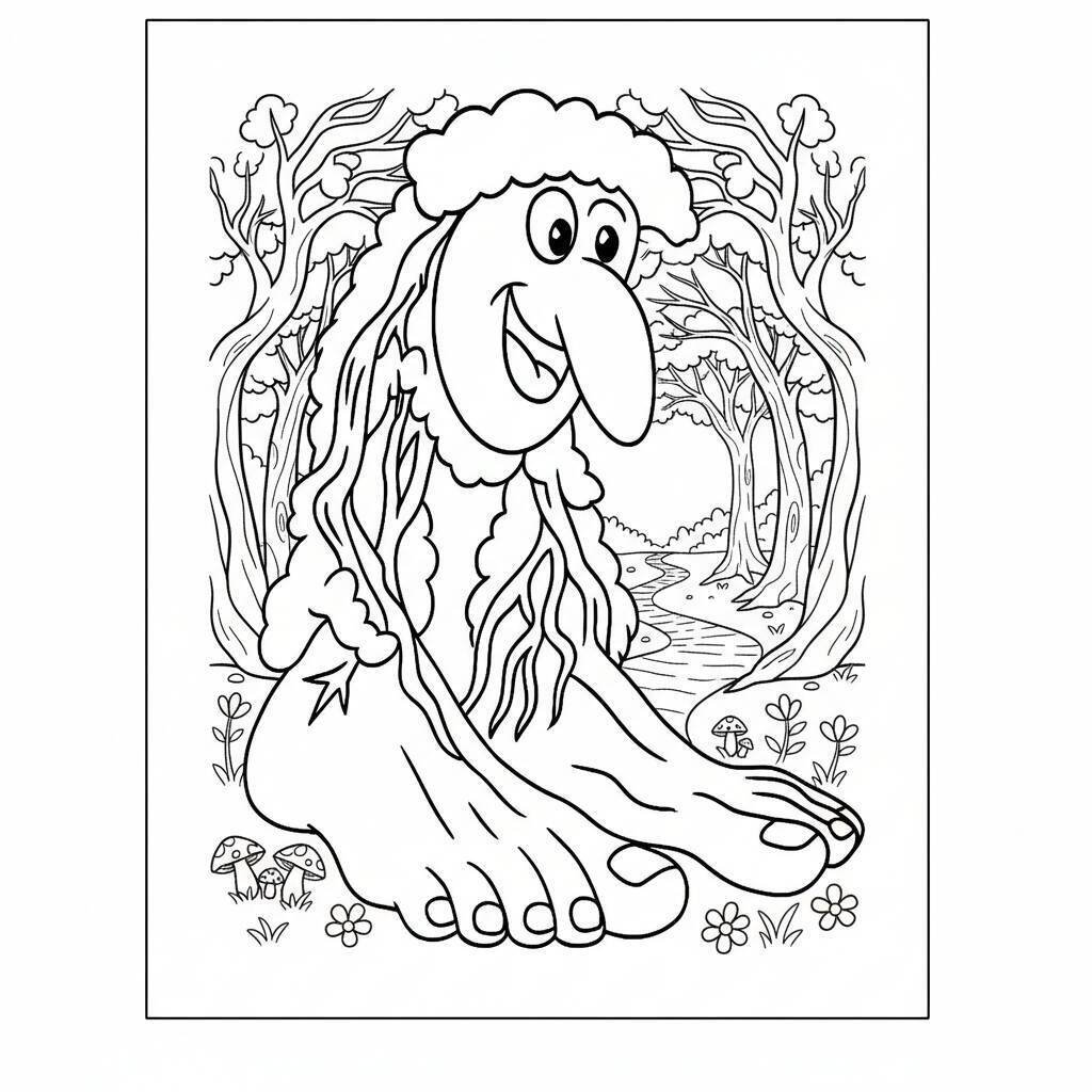 Desenho do Italian Brainrot para colorir
