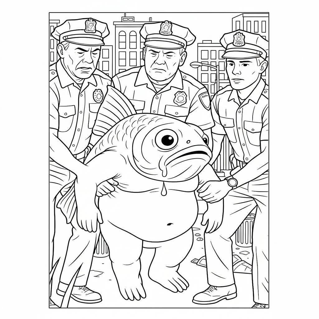 Desenho do Italian Brainrot para colorir