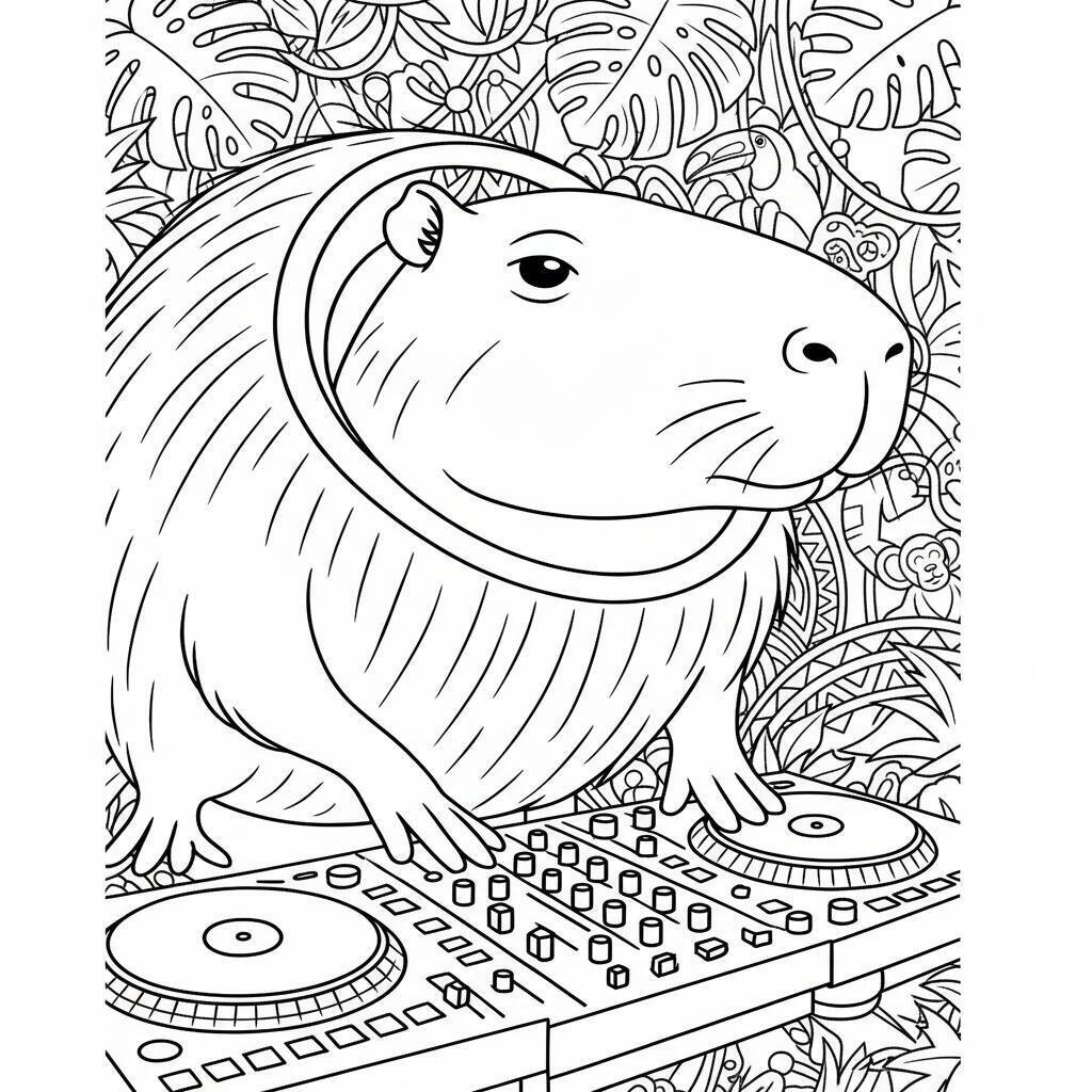 Desenho do Italian Brainrot para colorir