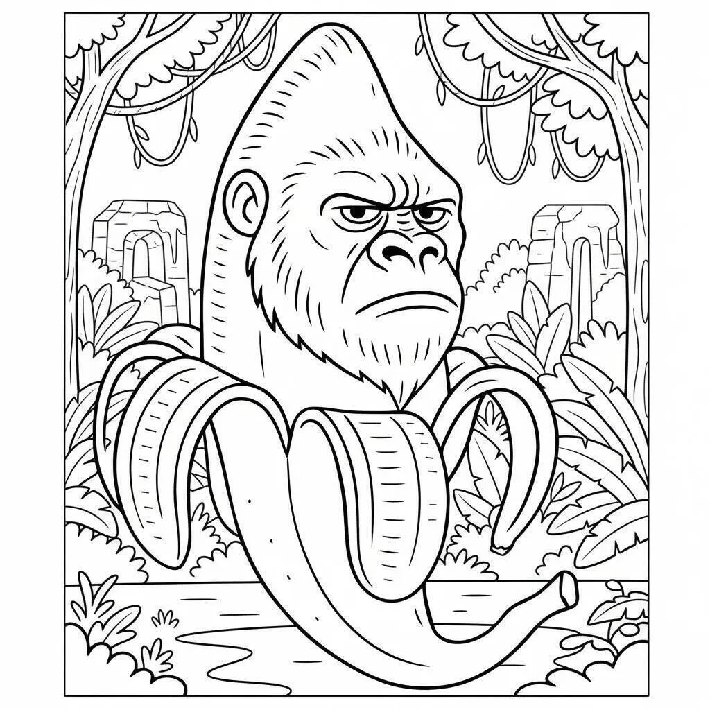 Desenho do Italian Brainrot para colorir