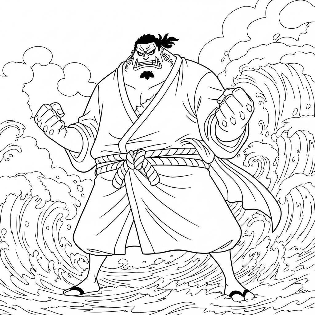 Coloriage Jinbe