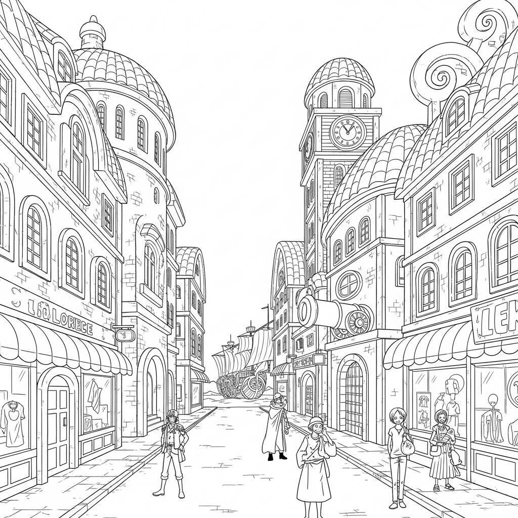 Coloriage de Loguetown