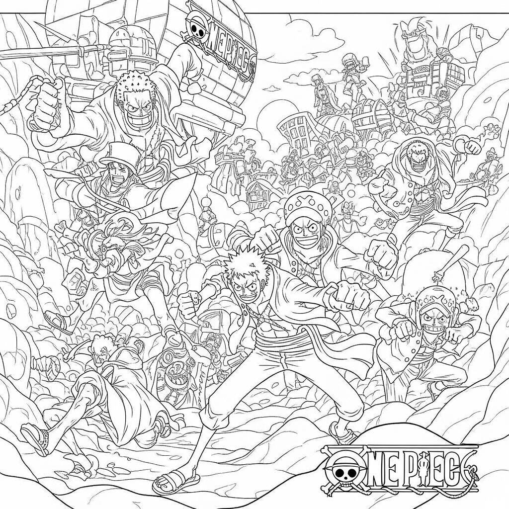Coloriage Marineford