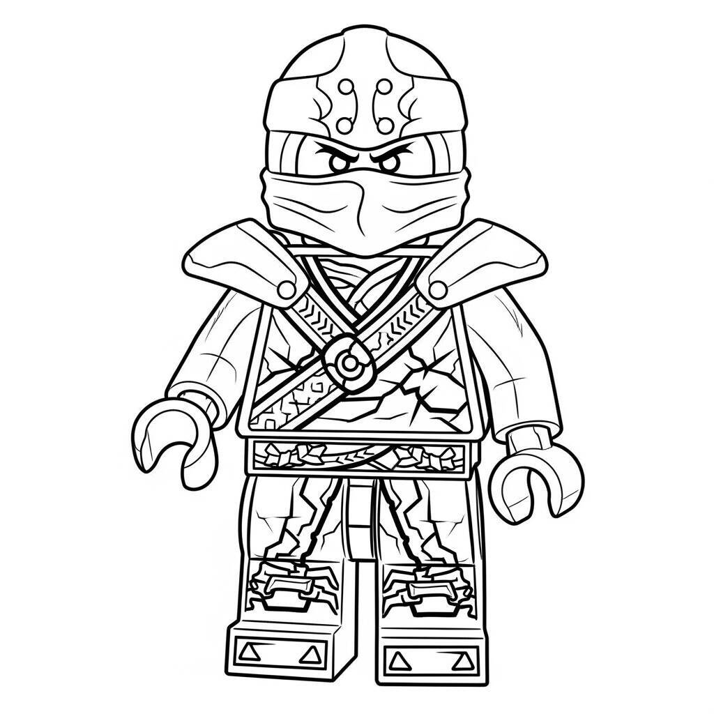 Desenho do Pythor de Lego Ninjago para Colorir