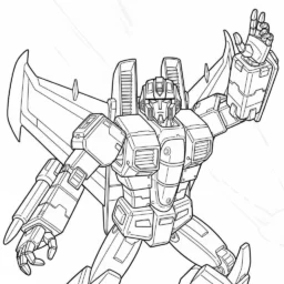 Desenho do Starscream para Colorir