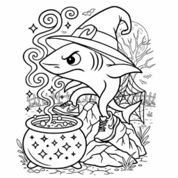 Desenho do Tralalero Tralala para colorir