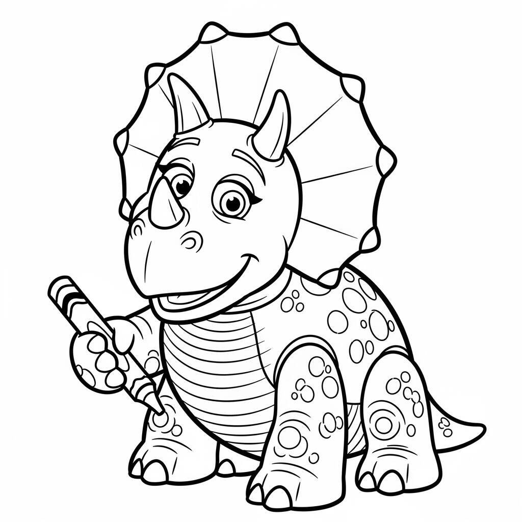 Desenho do Trixie do Toy Story para Colorir