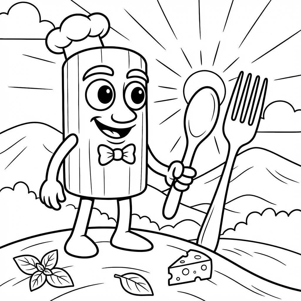Desenho do Tung Tung Tung Sahur para colorir